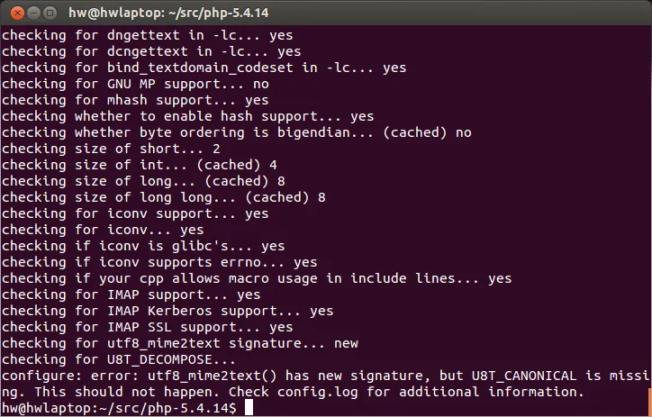 One of the errors you would see while trying to run configure.