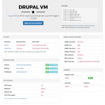 Drupal VM dashboard