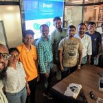 Group photo of attendees of Drupal Bangalore meetup