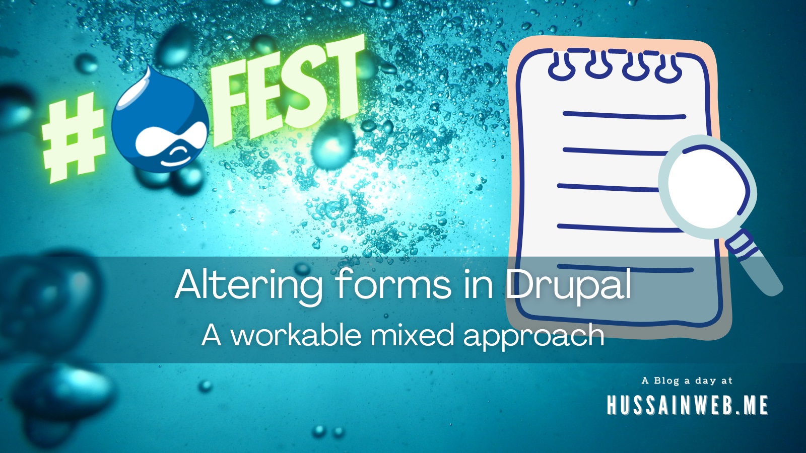 Altering forms in Drupal: a workable mixed approach
