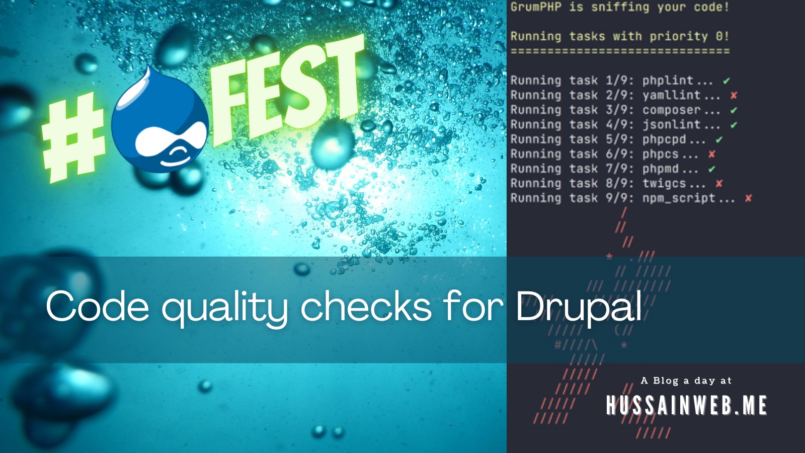 Code quality checks for Drupal
